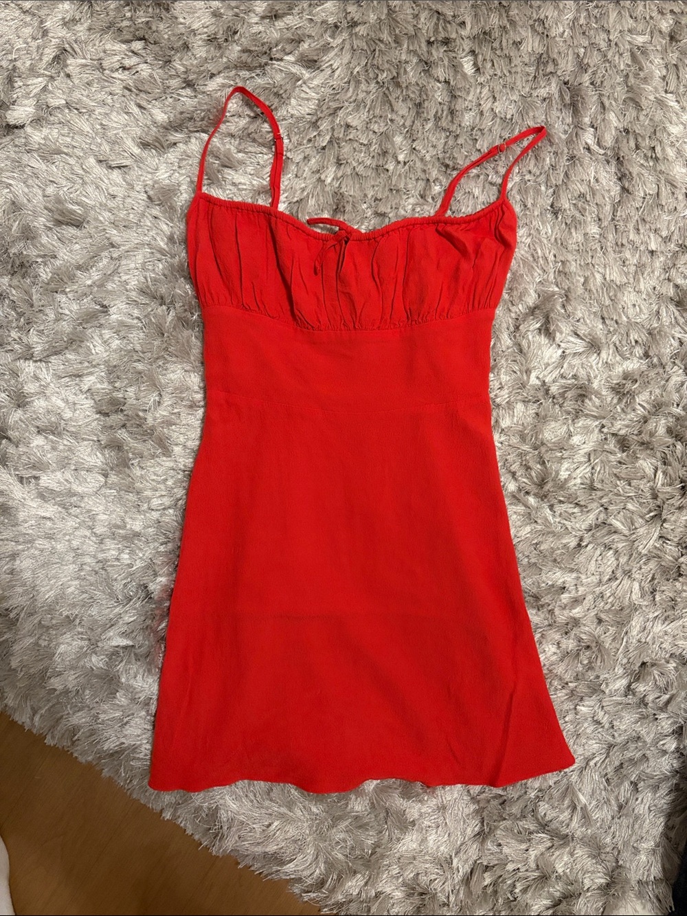 SUNDAY BEST MINI RED DRESS